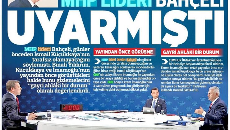 MHP Lideri Bahçeli Uyarmıştı
