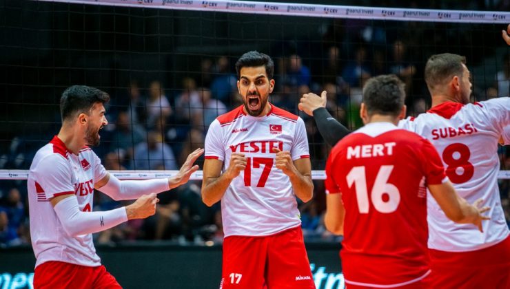 Milliler, Avrupa Erkekler Voleybol Şampiyonasına galibiyetle başladı Cumhurbaşkanı Erdoğan’dan tebrik geldi