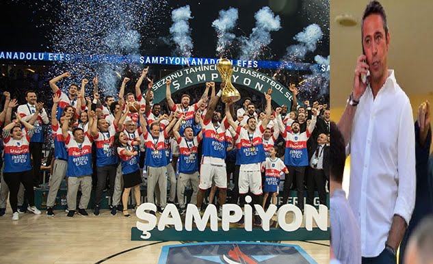 Anadolu Efes ŞAMPİYON oldu Ali Koç’tan taraftara uyarı geldi