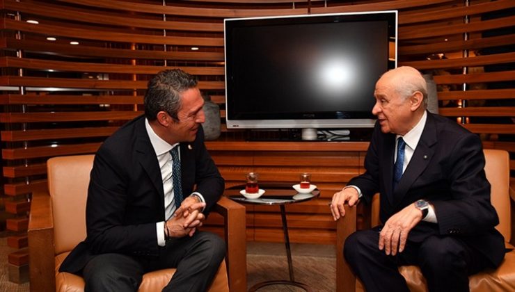 Süpriz ziyaret MHP lideri Ali Koç’u kabul etti