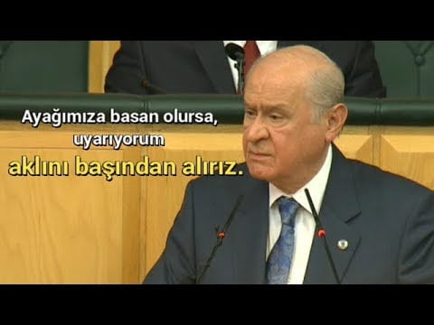 Ayağımıza basan olursa, uyarıyorum aklını başından alırız