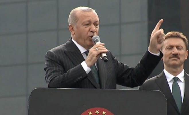 Erdoğan: Derdi verileri bir yerlere servis etmektir
