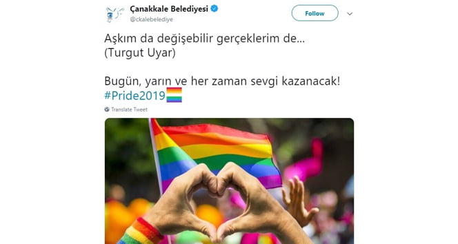 ‘LGBTI’ paylaşımına tepki yağdı
