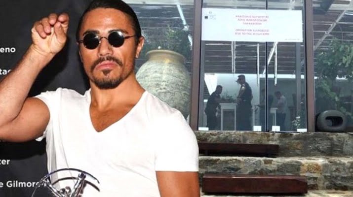 Nusret’e Yunanistan’da şok! Ünlülerin akın ettiği dükkan kapatıldı