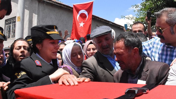 Şırnak şehidi Evran son veda