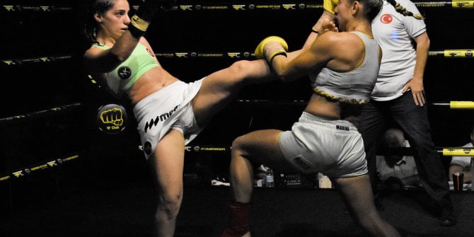 Kickboksçular Alanya’da ringe çıktı