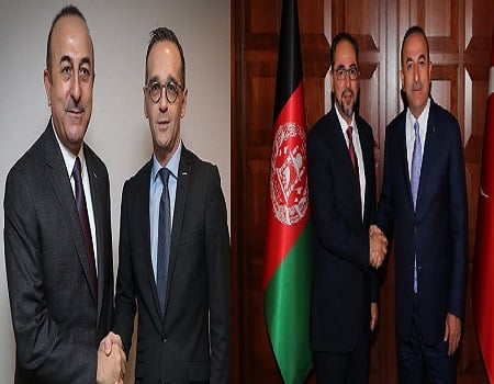 Çavuşoğlu Afgan ve Alman mevkidaşı ile görüştü