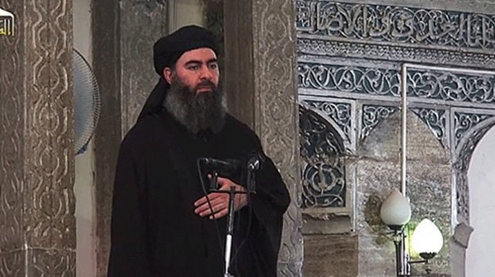 Bağdadi füze ile vuruldu