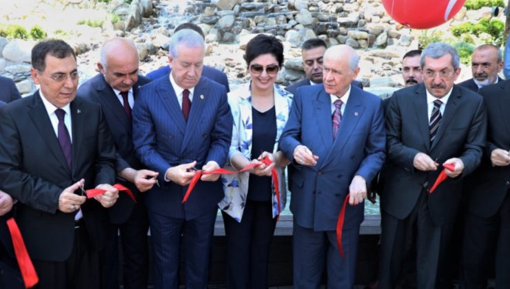 Bahçeli, Şehir Parkı’nın açılışını yaptı