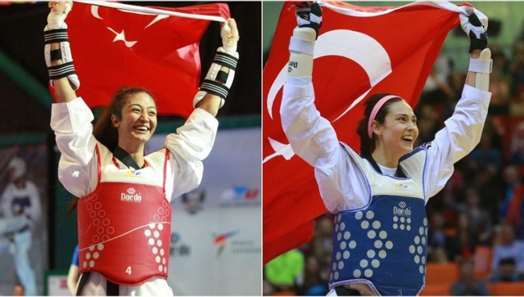 İrem Yaman ve Nafia Kuş’tan altın madalya