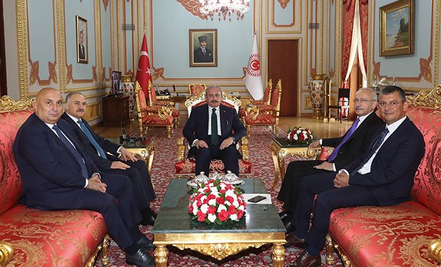 Kılıçdaroğlu’ndan Meclis Başkanı Şentop’a ziyaret