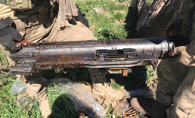 Hakkari’de uçaksavar ele geçirildi!