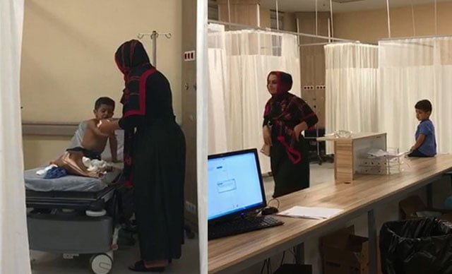 Ateşlenen çocuğa müşahede odasında müdahale edilmemesi görüntülerine soruşturma