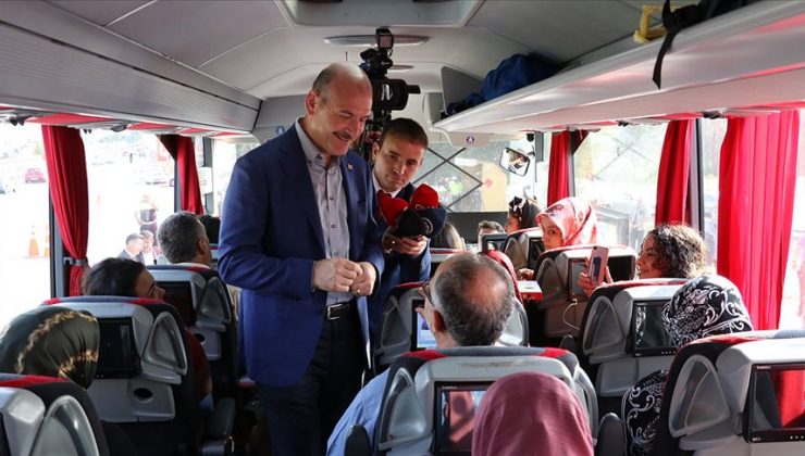 Bakan Soylu trafik denetimine katıldı