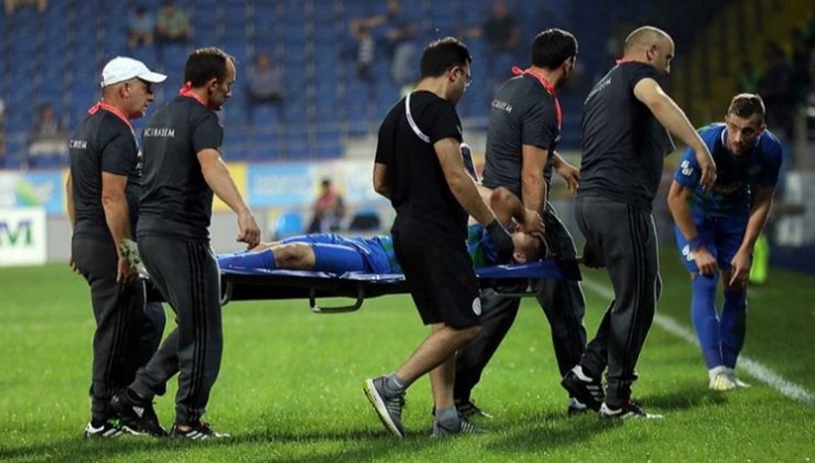 Çaykur Rizespor’da El Kabir’in ayak fibula kemiği kırıldı