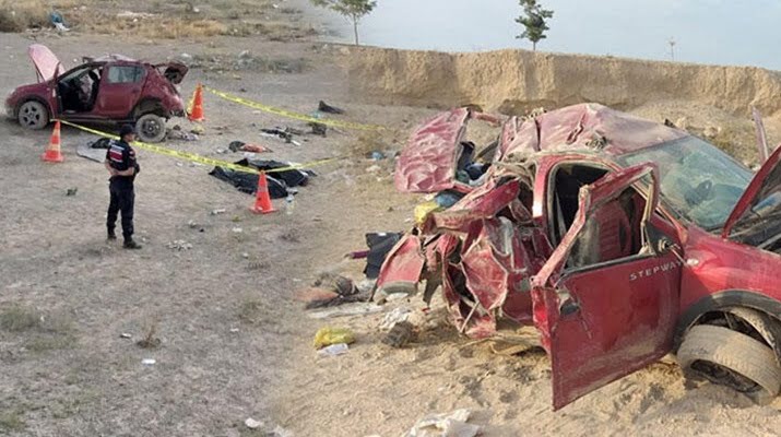 Aksaray’da korkunç kaza! 3 Ölü 4 yaralı
