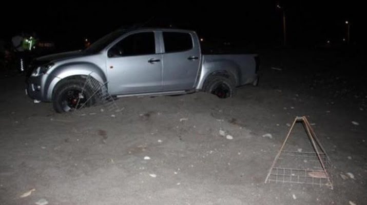 Caretta caretta alanında drift atan sürücüyü şaşkına çeviren ceza