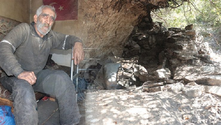 40 yıllık mağara hayatı bitti