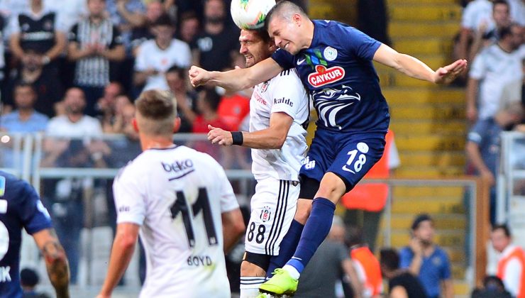 Beşiktaş Rize’de İstediğini alamadı