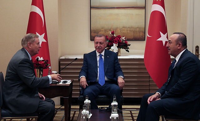 Cumhurbaşkanı Erdoğan, Senatör Graham’la görüştü! Dikkat çeken F-35 mesajı