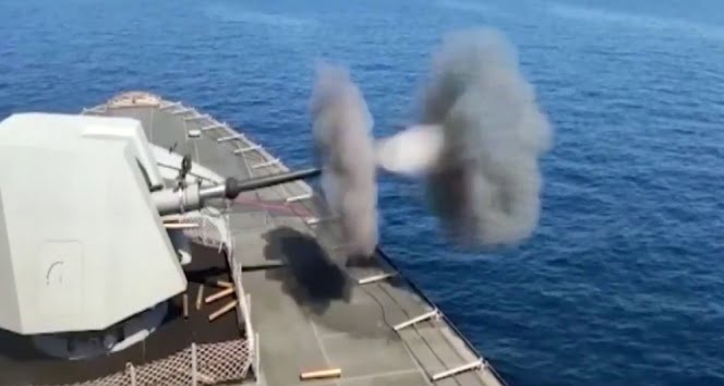 Milli Vuruş, İlk fiili atışında hedefi tam isabetle vurdu