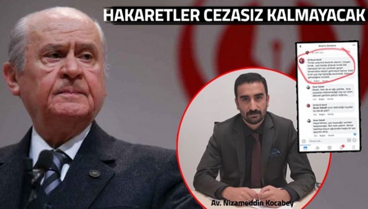 MHP Lideri Bahçeli’nin avukatı Kocabey’den suç duyurusu