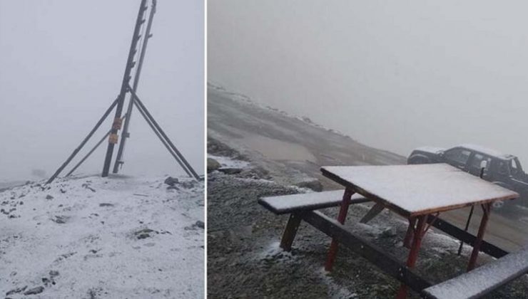 Her taraf beyaza büründü