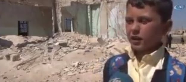 Türkmen çocuktan yürekleri yakan cevap