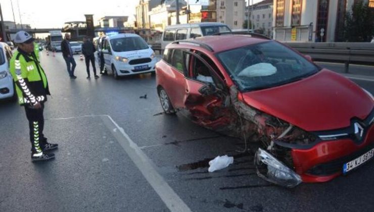 Aracının parçalarını yoldan topladı…