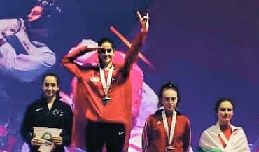 Duygu Kasırga Sırbistan’da şampiyon oldu