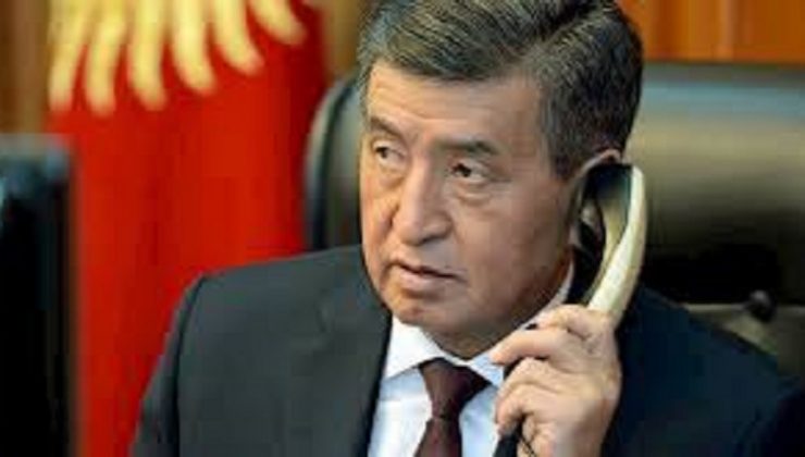 Kırgızistan Cumhurbaşkanı Putin ile telefonda görüştü