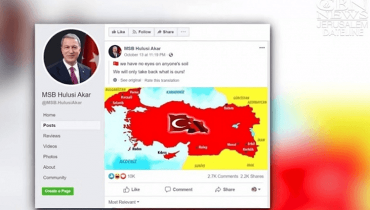 Sahte Türkiye haritası ABD’yi korkuttu