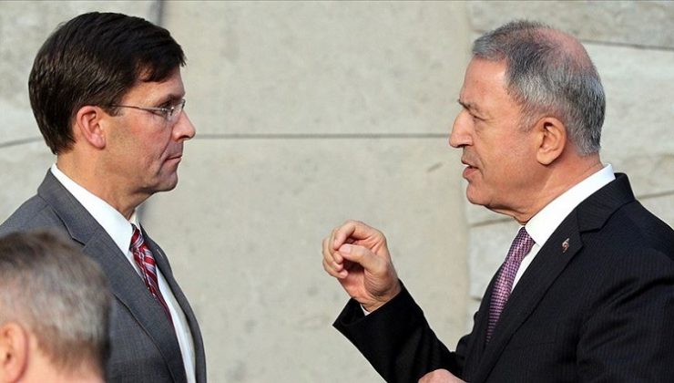 Milli Savunma Bakanı Akar, ABD’li mevkidaşıyla görüştü