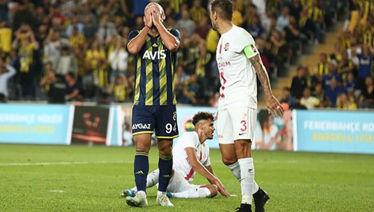 Büyü bozuldu  Fenerbahçe evinde yıkıldı!