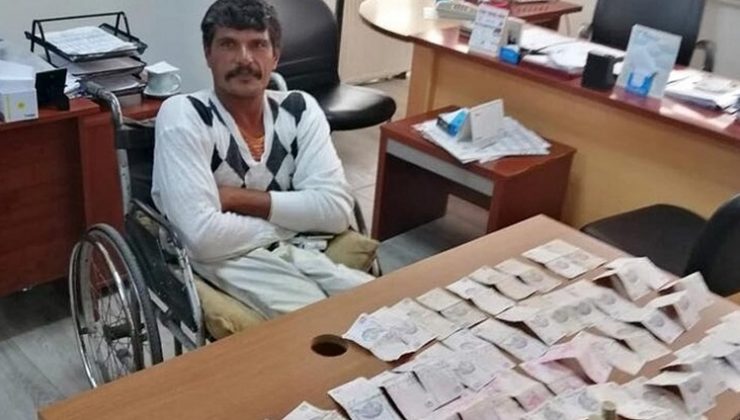 Pakistanlı dilenci Hepsini 3 saatte 510 tl topladı!