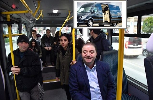 Belediye kasası boşken, VİP minibüse şifreli kasa!