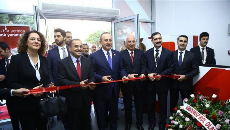 Çavuşoğlu, Ziraat Bank Azerbaycan’ın 4. şubesini açtı