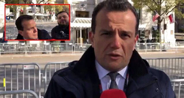 PKK yandaşları canlı yayında Türk muhabire saldırdı