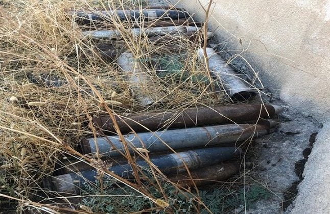 Tel Abyad’da teröristlere ait 285 ağır silah mühimmatı ele geçirildi