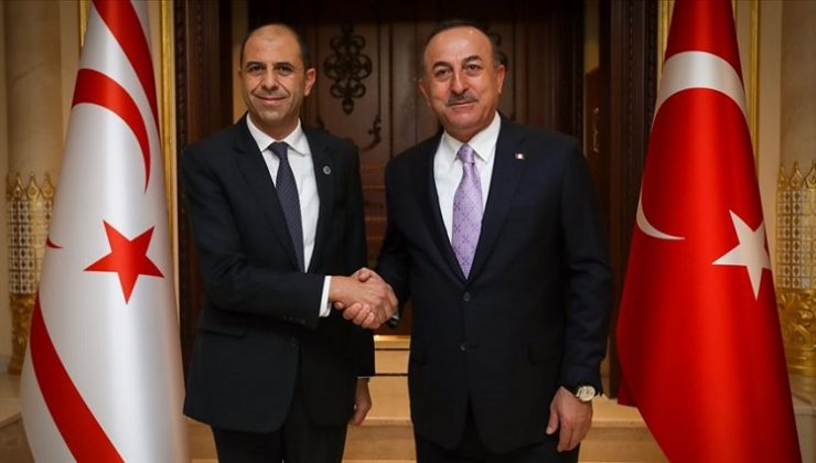Dışişleri Bakanı Çavuşoğlu KKTC’li mevkidaşı Özersay ile görüştü