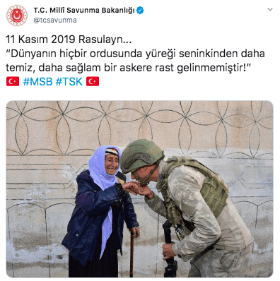 MSB’den duygulandıran paylaşım!