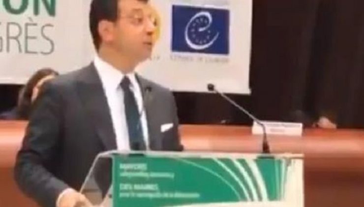 Ekrem İmamoğlu Fransa’da Türkiye’yi şikayet etti Hdp’li belediyeleri savundu