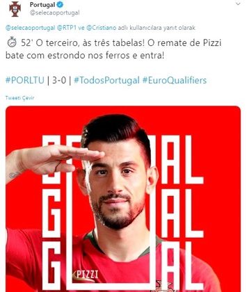 Portekiz’den asker selamı paylaşımı! UEFA buna ne yapacak?