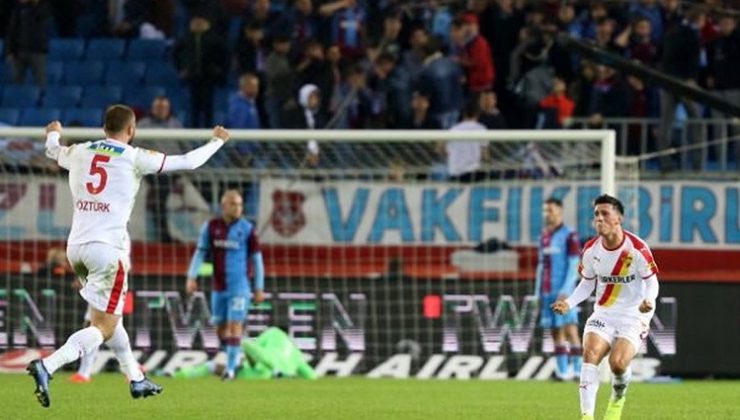 Trabzonspor evinde Göztepe’ye 1-0 mağlup oldu