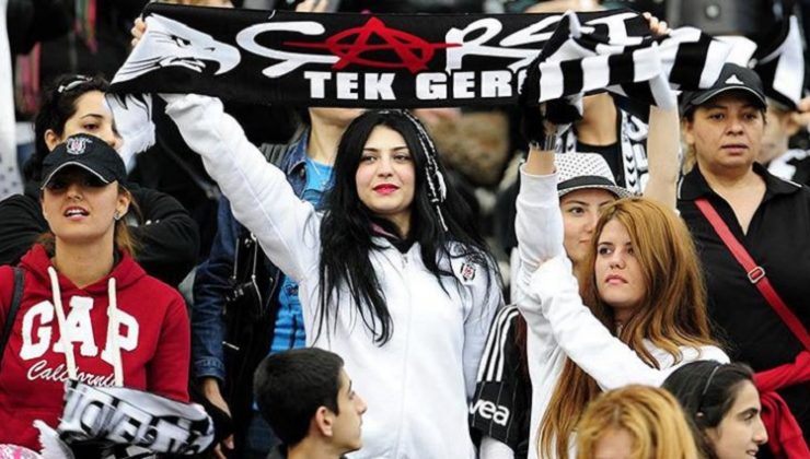 Beşiktaş Kulübünden kadın taraftarlarına jest