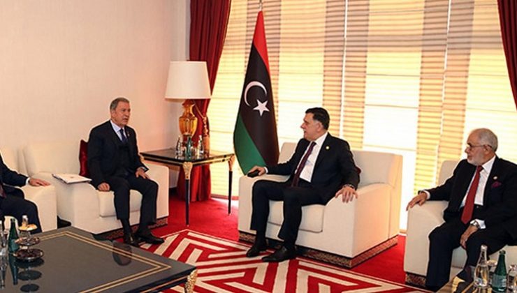 Milli Savunma Bakanı Hulusi Akar’dan kritik Libya görüşmesi