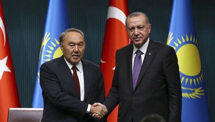 Cumhurbaşkanı Erdoğan, Nazarbayev ile görüştü