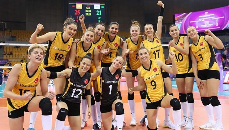 Sultanlar Ligi’nde Şamoiyon VakıfBank Kadın Voleybol Takımı