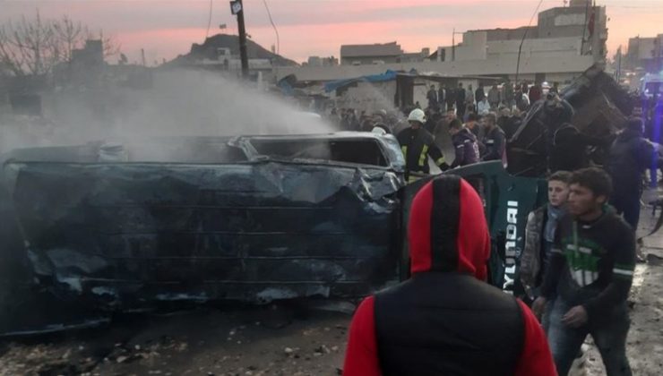 Azez’de terör saldırısı: Sivil kayıpları var