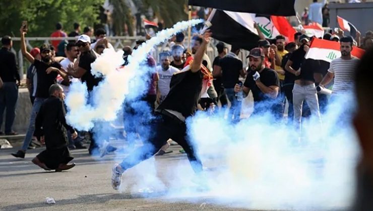Irak’ta protestolar devam ediyor! Çok sayıda yaralı var